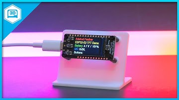 Feather ESP32 Reverse TFT #adafruit #3dprinting #iot