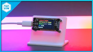 Feather ESP32 Reverse TFT #adafruit #3dprinting #iot