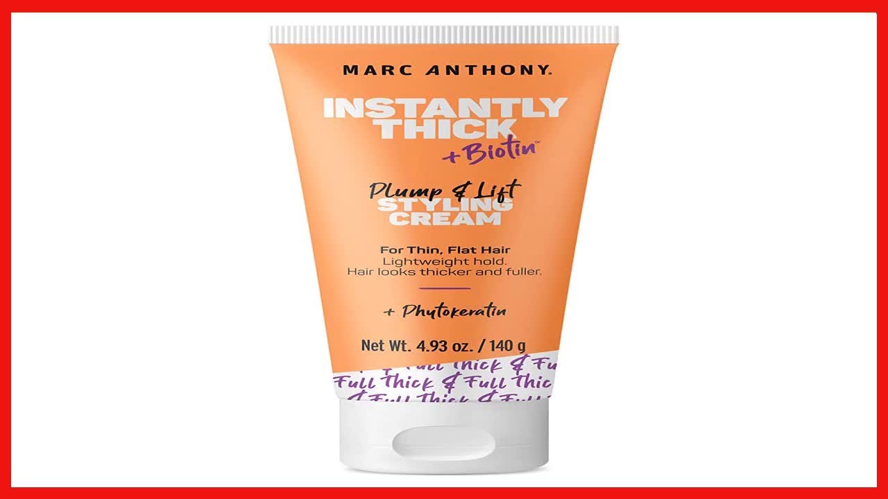 Great product -  Marc Anthony Hair Thickening Cream, Instantly Thick - Hydrolyzed Corn, Wheat & Soy