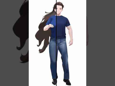 Dimension Hopping tg tf transformation [AI Generated] | Gender Bender Animation