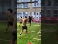 Heres darren rovell running a 404 20yard dash at nike hq with ndamukong suh watching