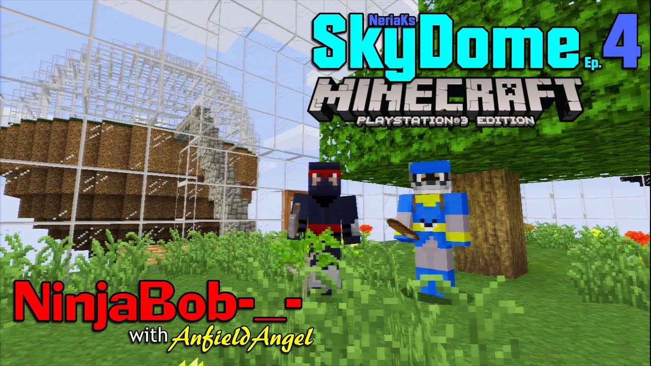 Minecraft PS3 - SkyDome Survival - Beastie Bedlam! [4] - YouTube
