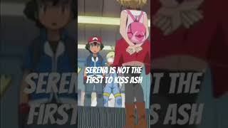 Serena is the first to kiss Ash 💖 #pokemon #ashandserena #serena #ash #pokemon #ashserena #kiss screenshot 2