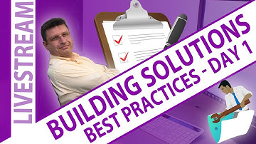 Best Practices Building FileMaker Solutions with Nick Hunter  Day 1 - Claris FileMaker Solutions