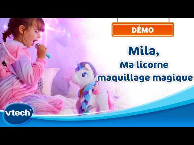 VTECH - Mila Ma Licorne Maquillage - Licorne Parlante et Interactive