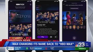 Max changing its name back to HBO Max