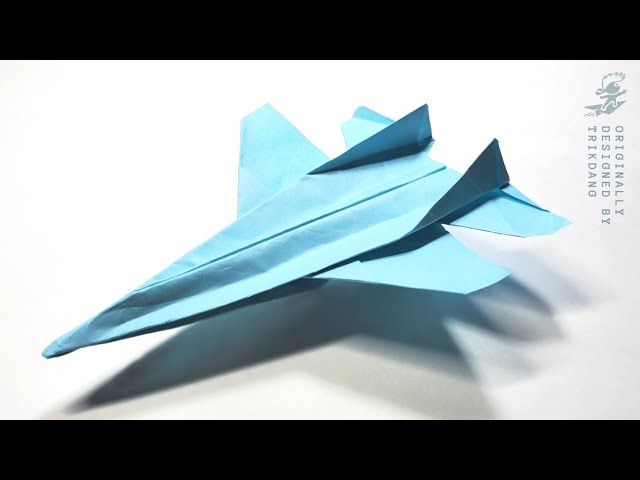 AWESOME PAPER AIRPLANE - How to make a Paper Airplane that flies back