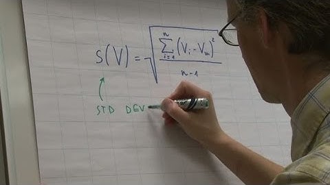 3.4 Standard deviation of the mean
