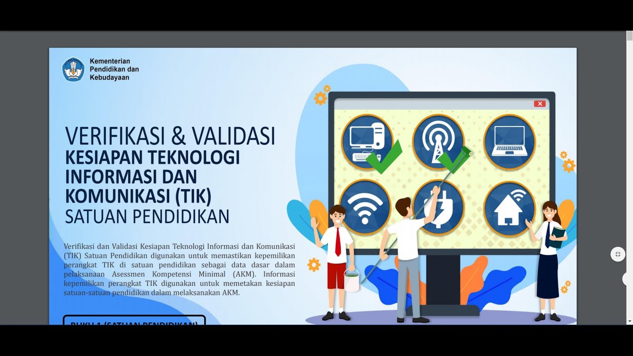 Cara Verval Kesiapan TIK untuk pelaksanaan AKM 