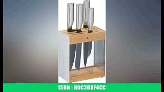 WMF Ultimate Black Messerset mit Messerblock 5-teilig, Made in Germany, KÃ¼chenmesser Dauerhaft