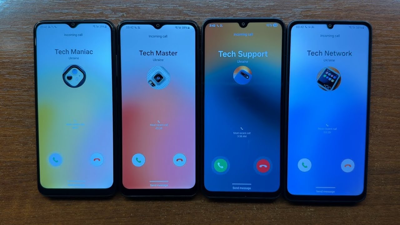 Samsung Galaxy A03s vs A04s vs A05s vs A06 Incoming Call Over the Horizon + Unboxing