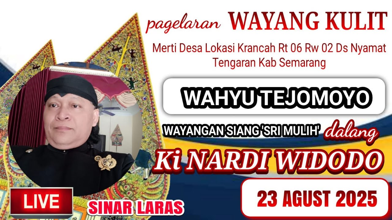 🔴LIVE WAYANG KULIT KI NARDI WIDODO LAMPAHAN 