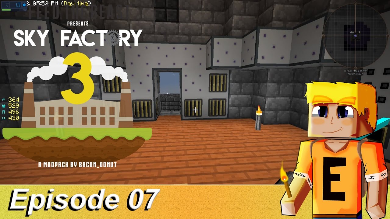 Sky Factory 3 Ep. 7 - Adv. Generators - Modded Minecraft Let's Play ...