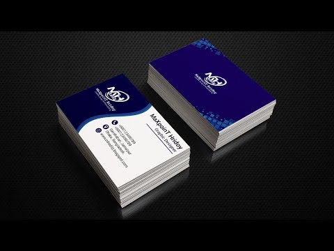 How to Professional Business Card Design |  A_Z Problem Solve  Photoshop Bangla Tutorial | #Maxpoint