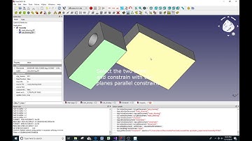 FreeCAD A2plus assemble two parts