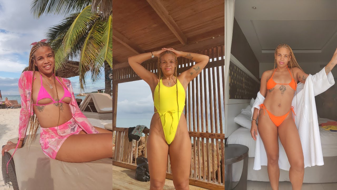 sister rates my swimsuits (try-on haul) part 2 - YouTube