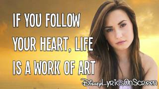 Demi Lovato - Work of Art (Lyrics Video) HD chords