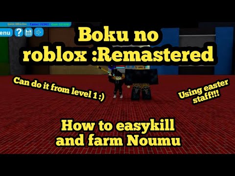 Easykill And Farm Noumu From Level 1 Roblox Boku No Roblox Remastered Youtube - how to level up fast with ofa in boku no roblox remastered