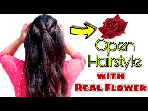 What To Wear When: Bridal Bun vs Open Hairstyle | Open hairstyles, Simple  wedding hairstyles, Engagement hairstyles
