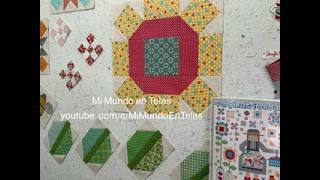 Clase #488 - Curso Basico de Patchwork y Quilting - Bloque Flor - Medidas e Instrucciones - DIFERIDO