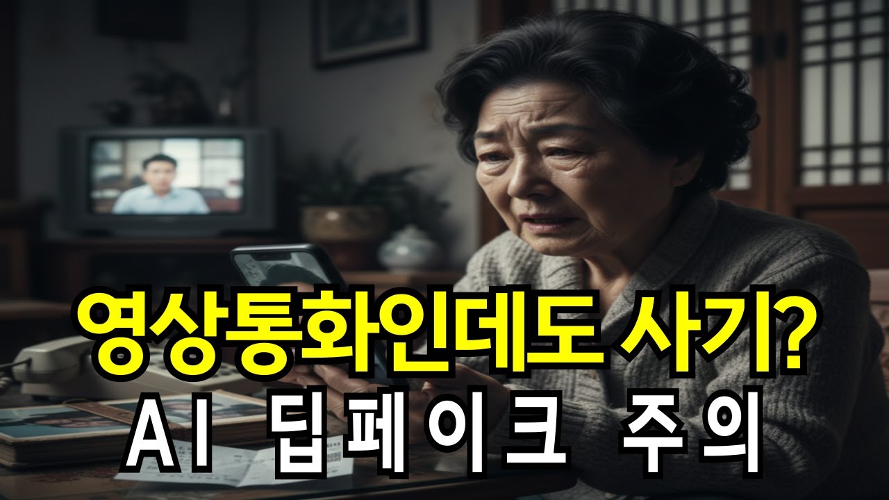 손주 얼굴로 2천만원 날렸습니다... 영상통화도 이제 못 믿어요