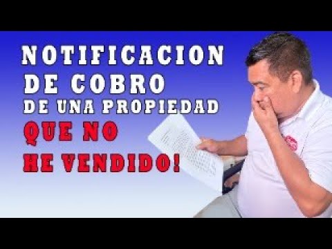 NOTIFICACIÓN DE COBRO POR VENTA DE UNA PROPIEDAD QUE NUNCA VENDI EN MIN. HACIENDA QUE DEBO HACER?