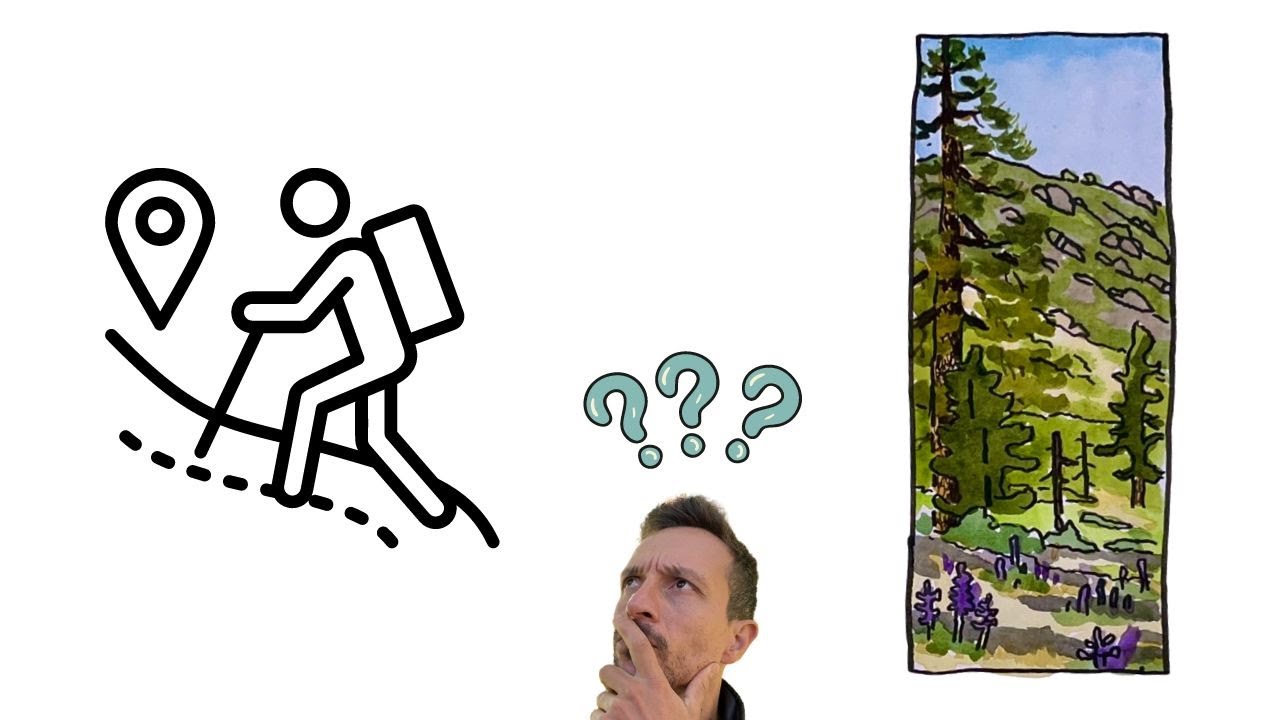 Landscape Painting Instead of Hiking  With Your Friends?