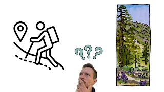 Landscape Painting Instead of Hiking  With Your Friends?
