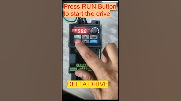Delta VFD-EL series drive parameter reset