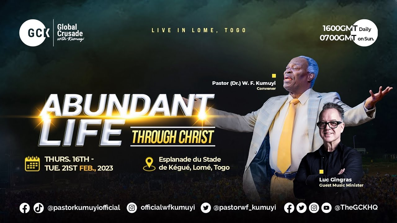The Joy of Perpetual Abundant Life through Christ || Pastor W.F Kumuyi ...