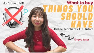 What I Use in Online Teaching ~ Recommended Devices (Headset, Webcam, etc. for ESL Teaching) by Chelle Bermudez 25,029 views 2 years ago 13 minutes, 1 second