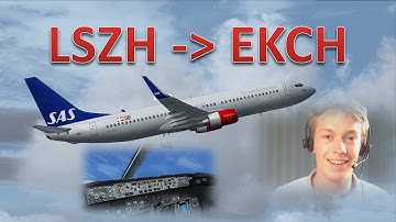 ✈️👨‍✈️ VATSIM: IFR Flight Example: Zurich to Copenhagen! - FULL ATC!