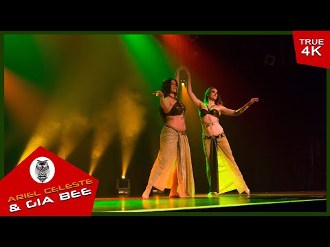 Gia Bee & Ariel Celeste PERCUSSIVE Raqs Sharqui performance at The Massive Spectacular! {2023}