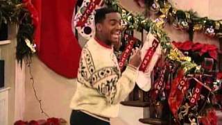 Carlton doing his christmas thing on fresh prince of bel air this was
season 6 episode 11 i do not own these rights.