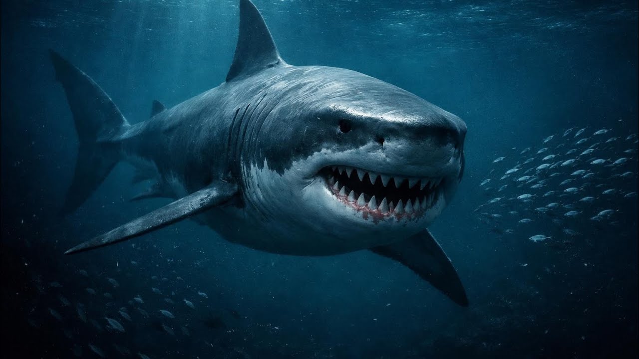 Giant Shark Attacks Navy Warship – Soldiers Fight Back with Helicopter Firepower!