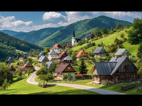Beautiful Mountain Village In Slovakia Hidden Gem Of Europe Europe Walking Tour 