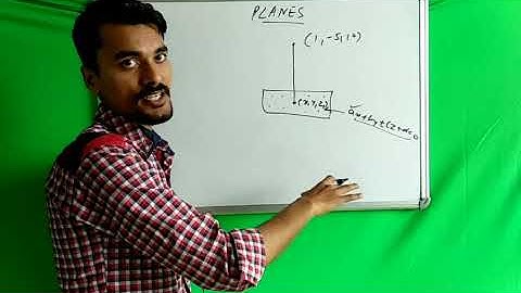 Foot of Perpendicular & Image in Plane - Important Maths Question for Board Exams.