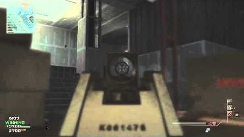 CALL of DUTY MW3 - TDM on UNDERGROUND with GOLD G36C