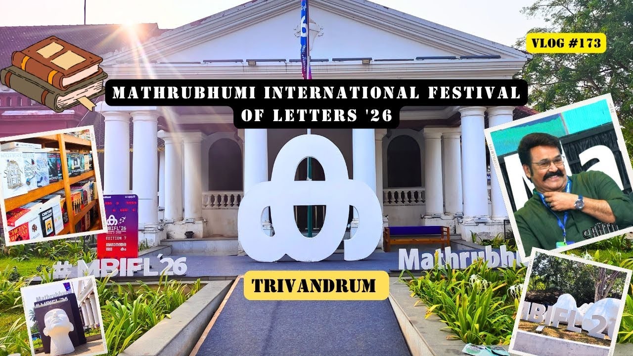 Mathrubhumi International Festival of Letters | MBIFL'26 | Trivandrum | Kerala Vlog 