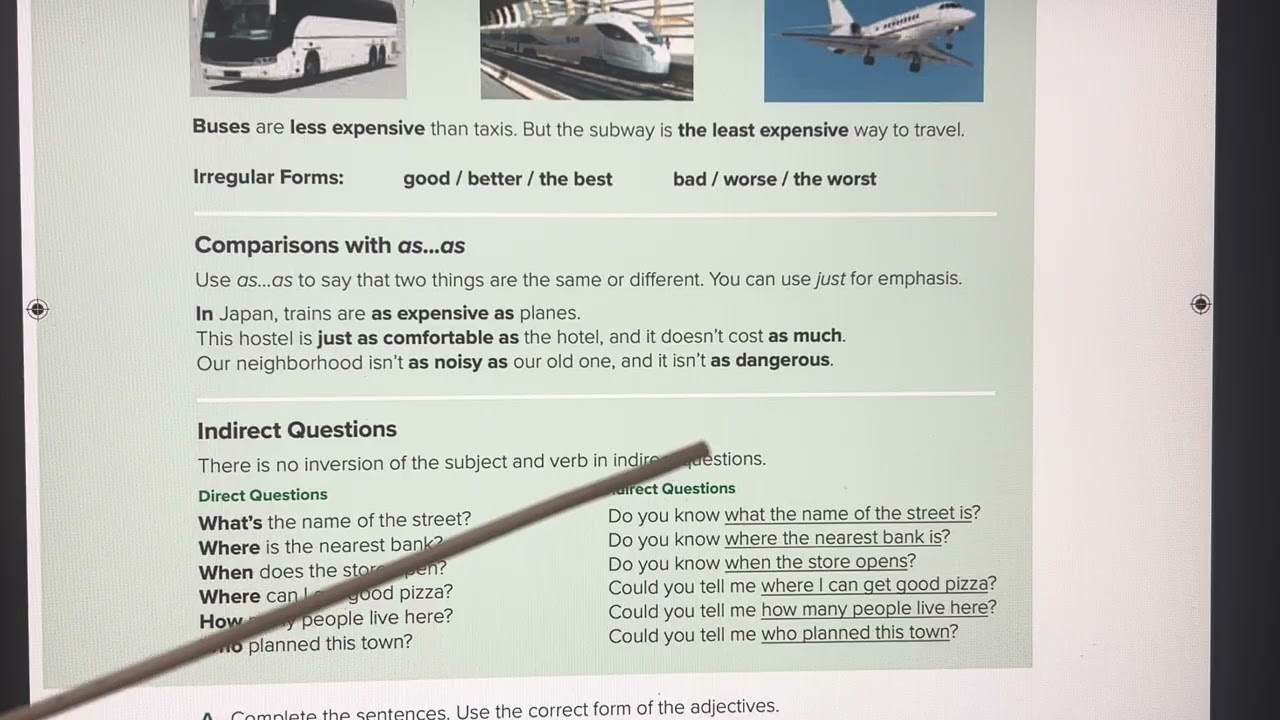 شرح قاعدة comparative and superlative forms of adjectives ثالث متوسط فصل الدراسي الثاني