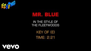 Fleetwoods - Mr. Blue (Karaoke EZ Sing)