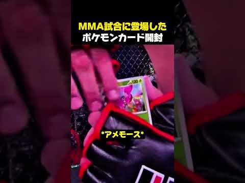 MMA 試合後のポケモンカード開封 ceremony #ポケモン #ポケモンカード