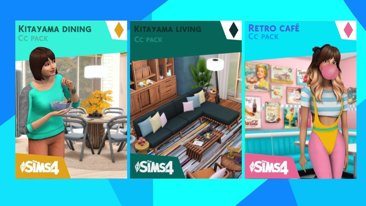 Los pack de MUEBLES para los Sims 4 contenido personalizado - YouTube