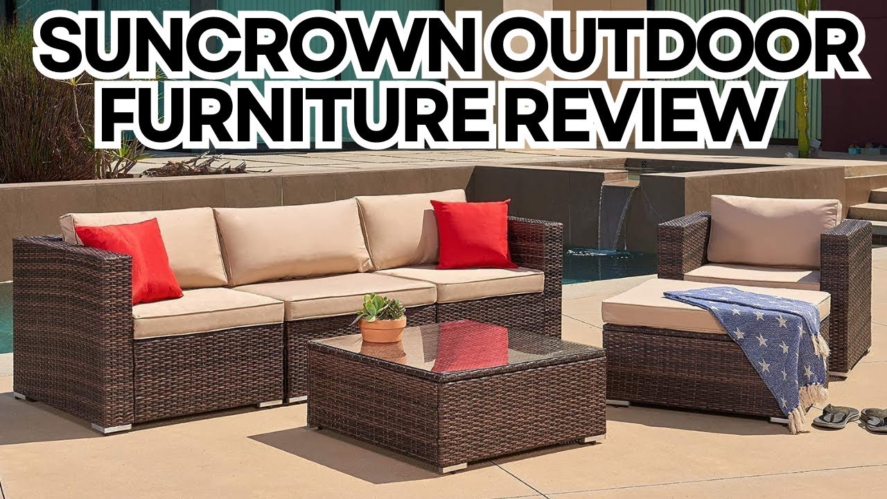 SUNCROWN Outdoor Furniture Review YouTube