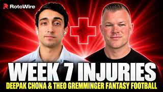 Week 7 Fantasy Football Injury Report: HUGE Updates! Who's IN & Who's OUT?