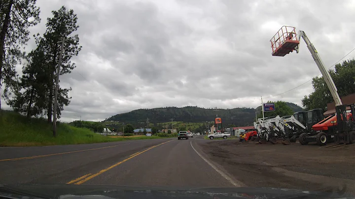 Driving through Kamiah, Idaho