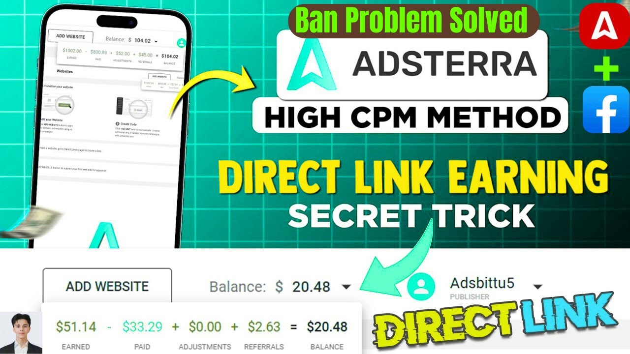 Adsterra এক ক্লিকে $5 ! High CPM সিক্রেট ফাঁস 2025-2026😱🔥Don’t Miss!online income