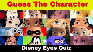 Guess the Disney Character by the Eyes | Disney Quiz