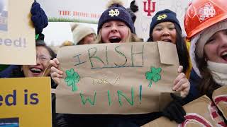 SIGHTS AND SOUNDS | Notre Dame Football Gameday | College Football Playoff vs Indiana