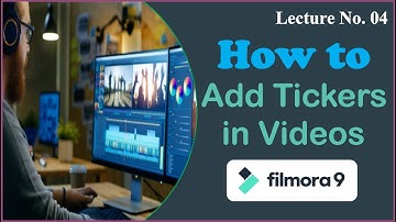 How to Make News Ticker in Filmora | Best Video Editing Software Filmora 9 | Lecture 04